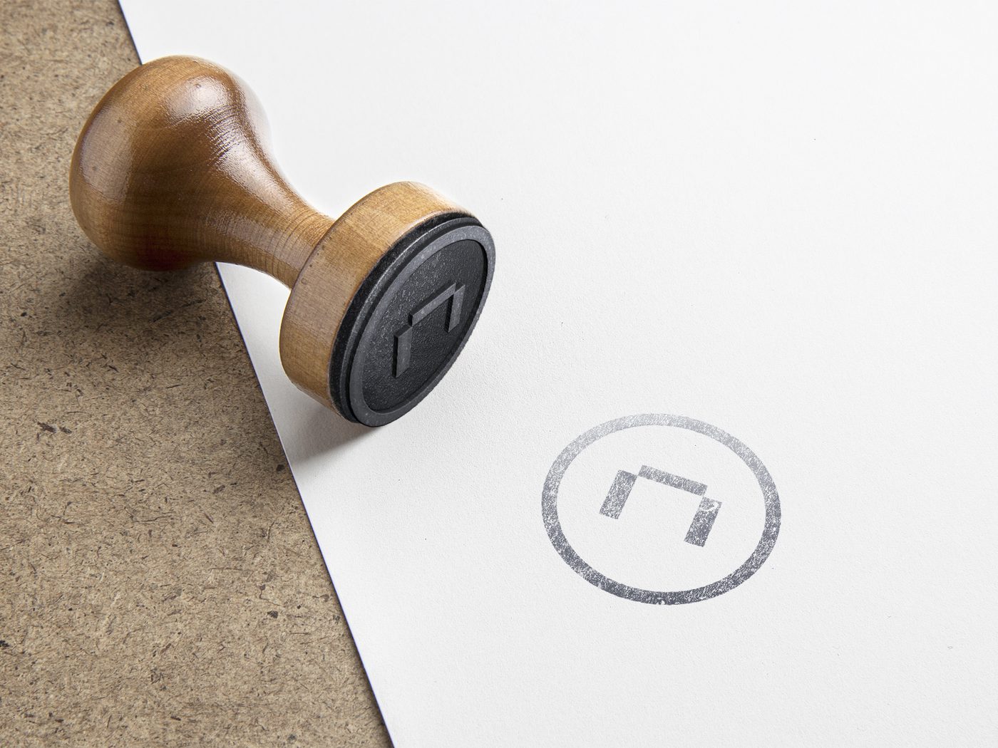 The Prostor mark, stamped in ink onto paper.